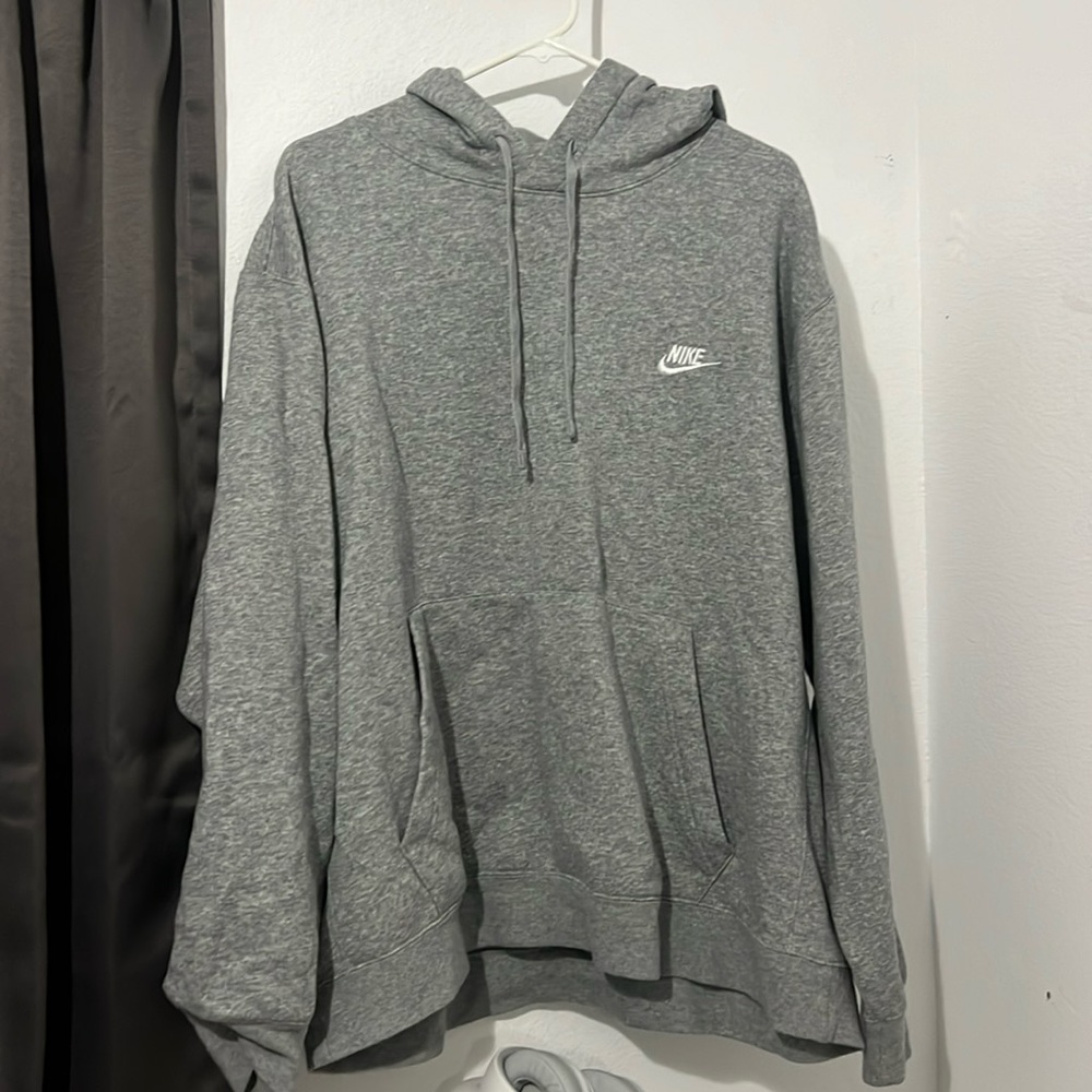 cotton grey nike hoodie.